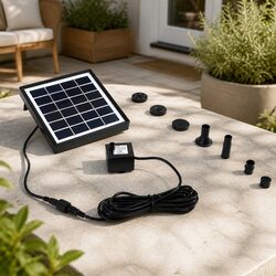 Reliable Solar Powered Fountain Pump Kit for Gardens