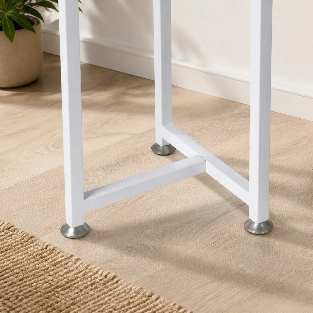 5 Tier Plant Stand Flower Rack Indoor Outdoor Display Medium White