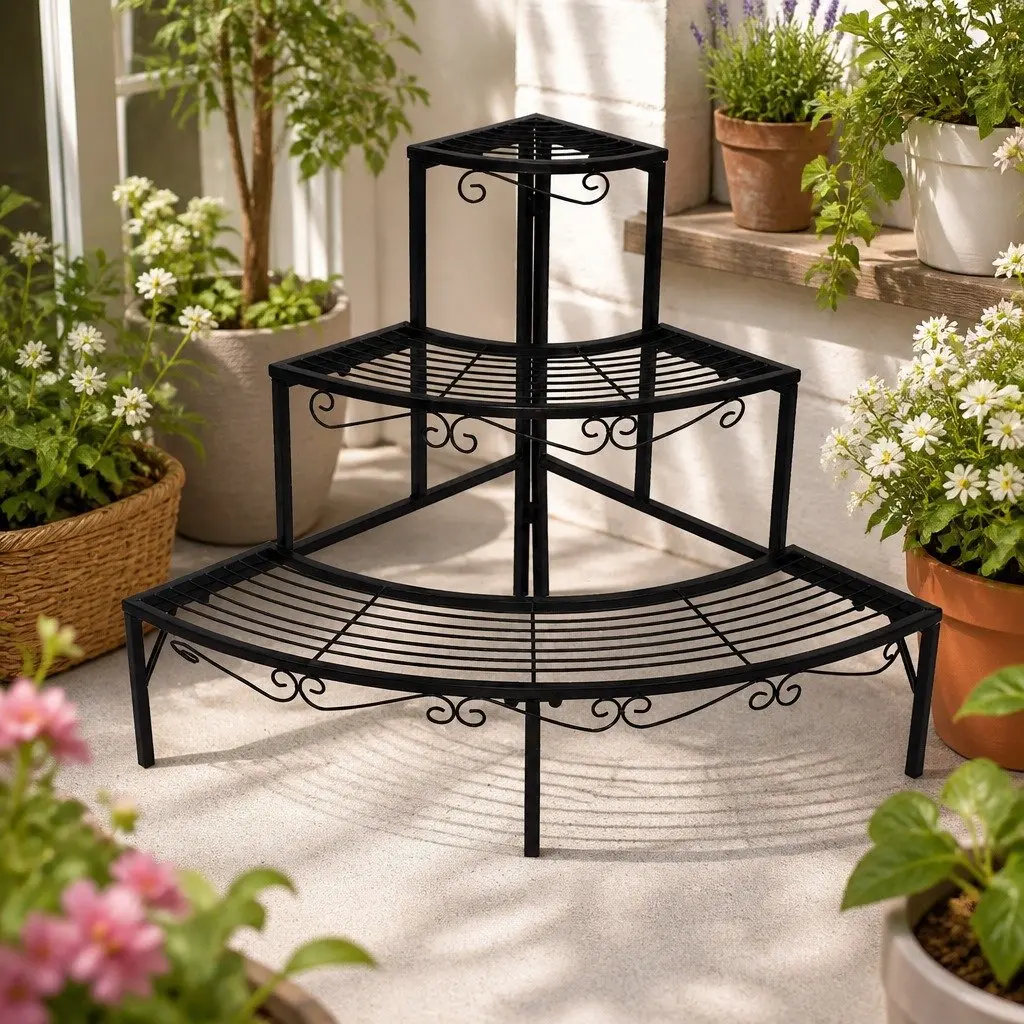 3-Tier Metal Plant Stand for Plants