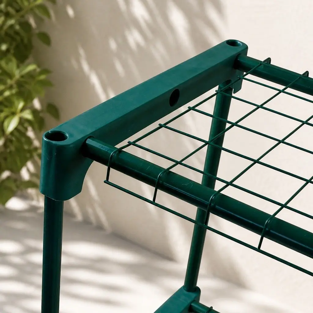 5 Tier Plant Stand Metal Garden Shelf Outdoor Indoor Balcony Organiser 90cm