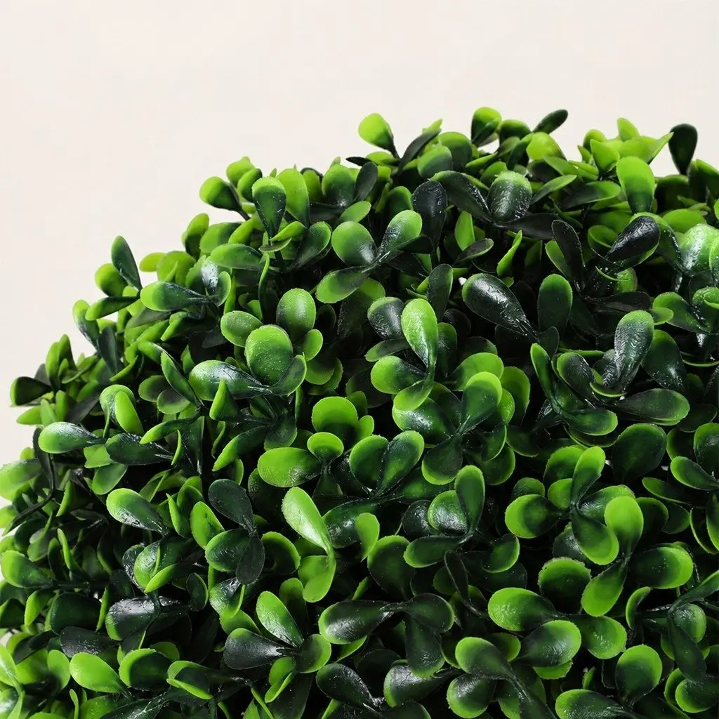 Artificial Double Ball Topiary Cedar Trees Indoor Outdoor Spiral Faux Plant