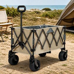 Reliable Folding Wagon Cart: Compact, Versatile, & Sturdy
