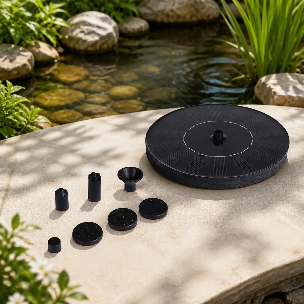 Solar Floating Fountain with Quick Setup