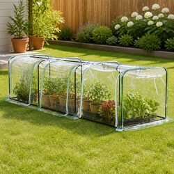 Reliable Greenhouse with UV-Resistant PVC Cover