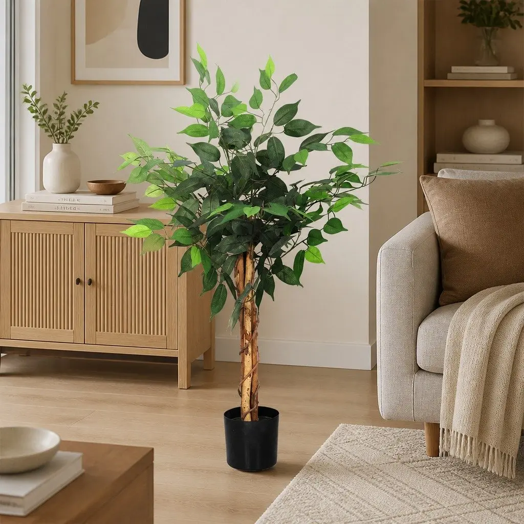 Artificial Tree 90CM Faux Green Plant Indoor Outdoor Home Decor