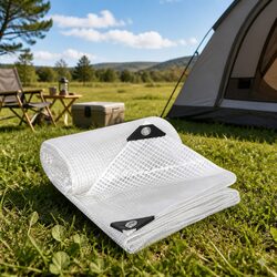 Value-Packed Clear Tarp for Camping and Protection