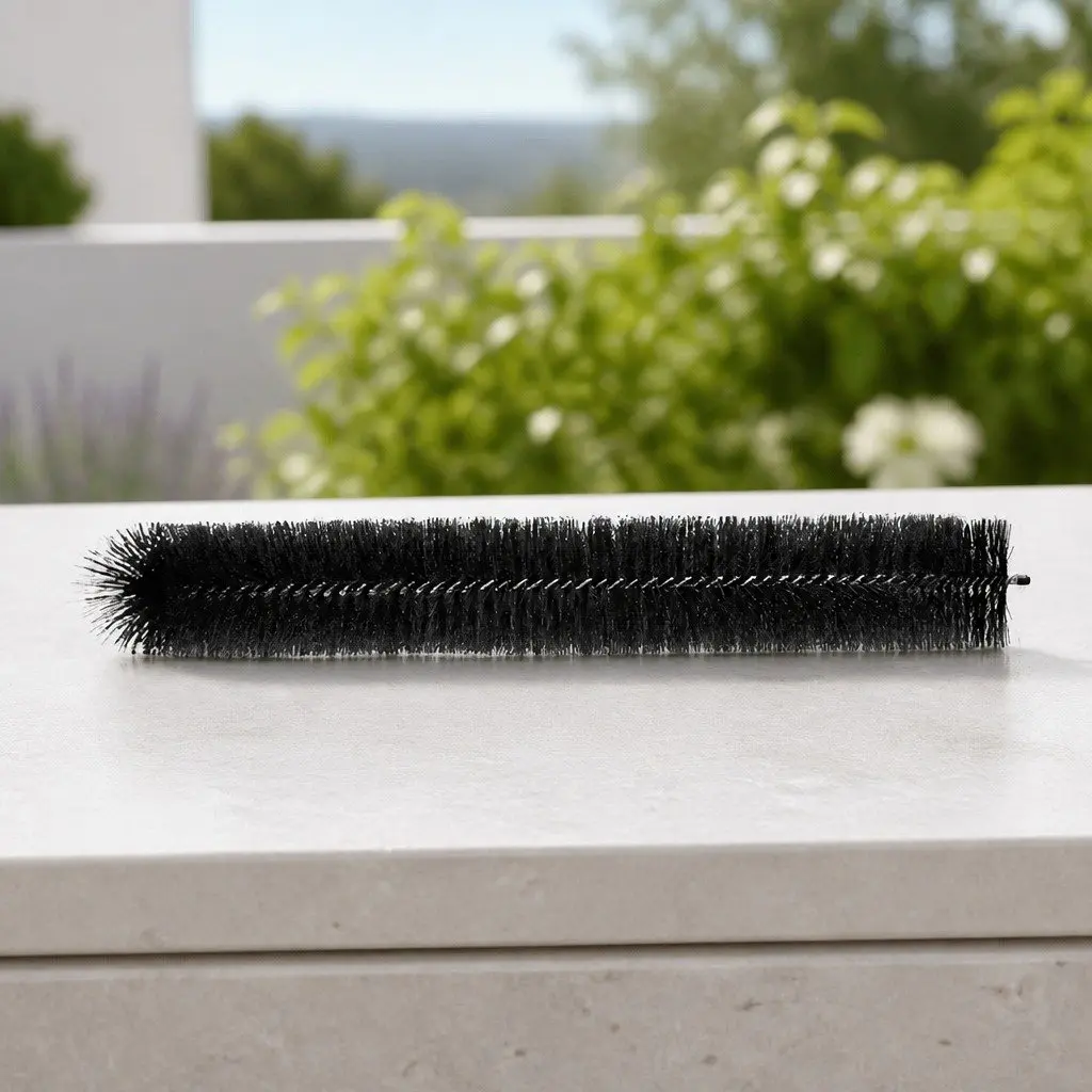 Gutter Brush Guard 10cm Diameter Nylon Leaf Debris Blocker Heavy Duty Protection