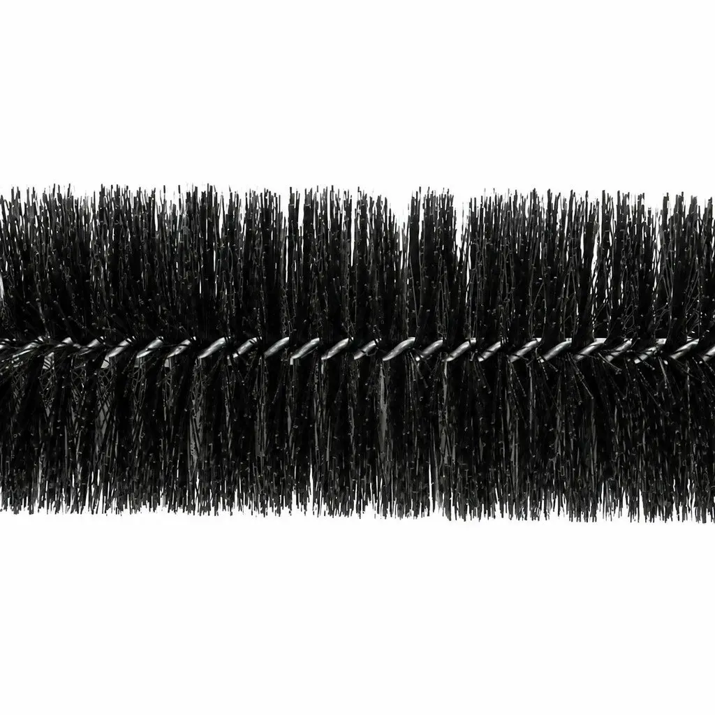 Nylon Gutter Brush Guard Heavy Duty Debris Blocker 10cm Diameter Black