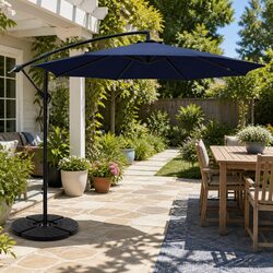 Reliable 3m Navy Outdoor Umbrella for Any Space