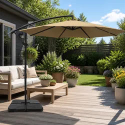 Reliable 3m Octagonal Cantilever Umbrella for Outdoors