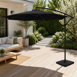 3m Cantilever Umbrella with Base for Reliable Shade