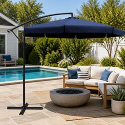 3m Navy Umbrella - Your Shade Solution