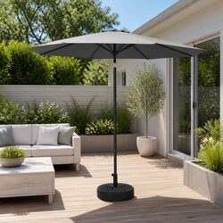 Reliable 2.7m Charcoal Outdoor Umbrella for Every Occasion