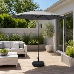 Reliable 2.7m Charcoal Outdoor Umbrella for Every Occasion