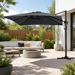 Quality 3m Charcoal Outdoor Umbrella for Your Needs