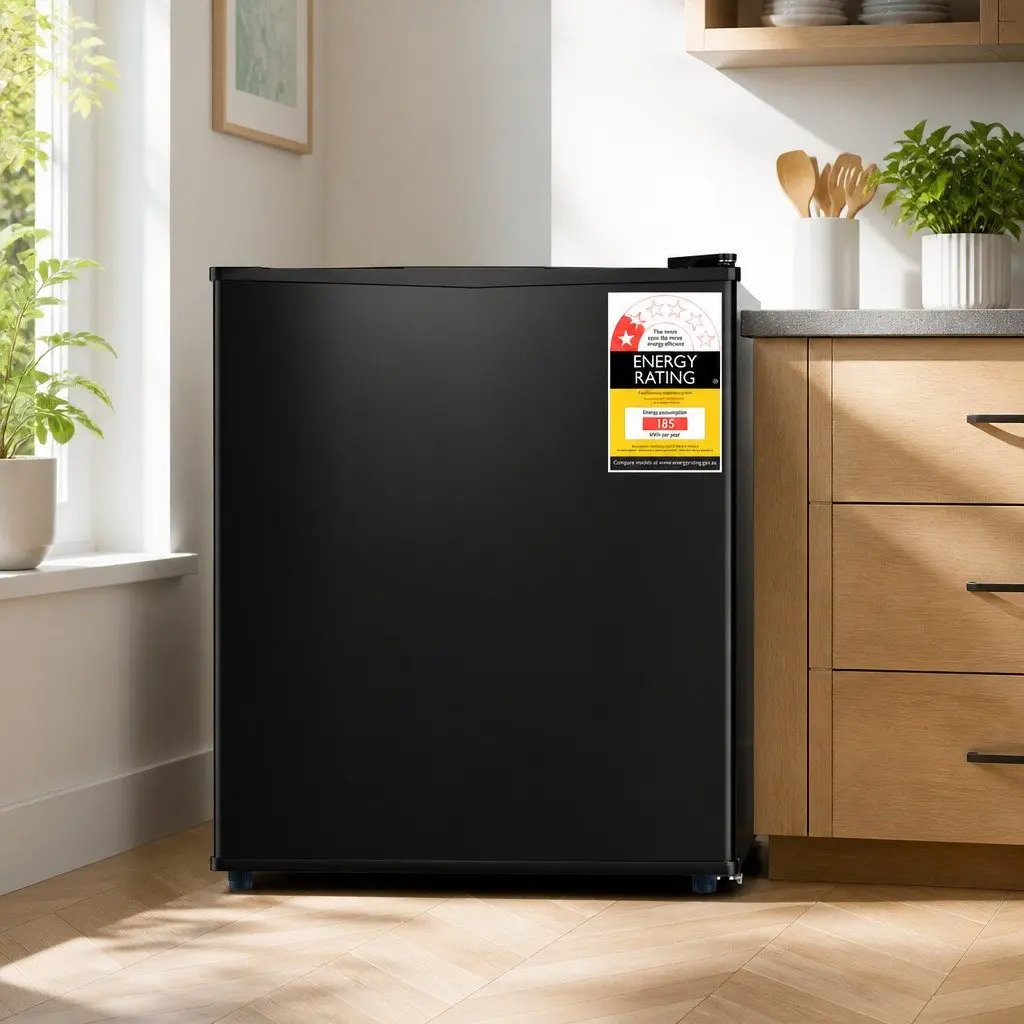 Upright Freezer Compact Vertical 31L Black