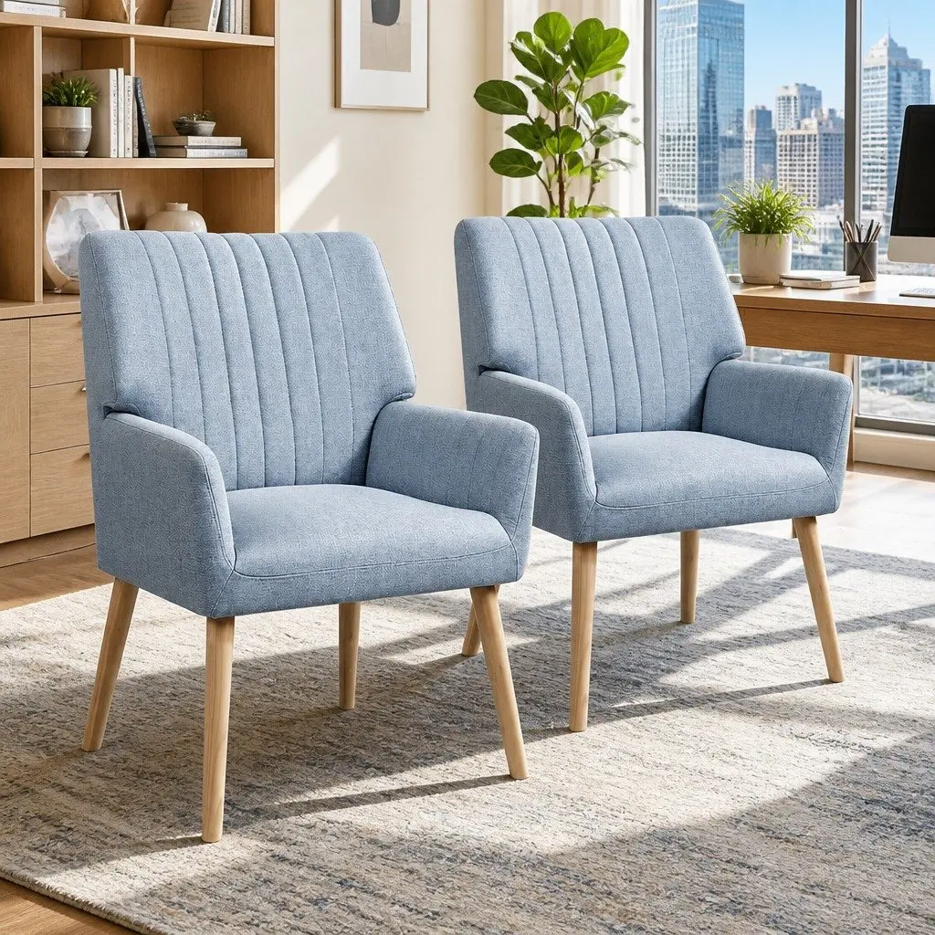 Armchair Relaxation Seating 63cm W x 64.5cm D x 84cm H Grey Faux Fabric