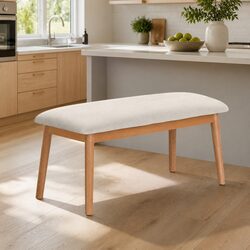 Durable Dining Bench: Comfortable Upholstered Design