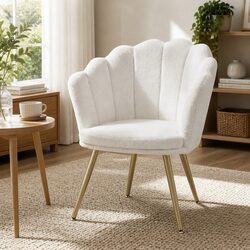 Cozy Teddy Fleece Chair with Quality Construction