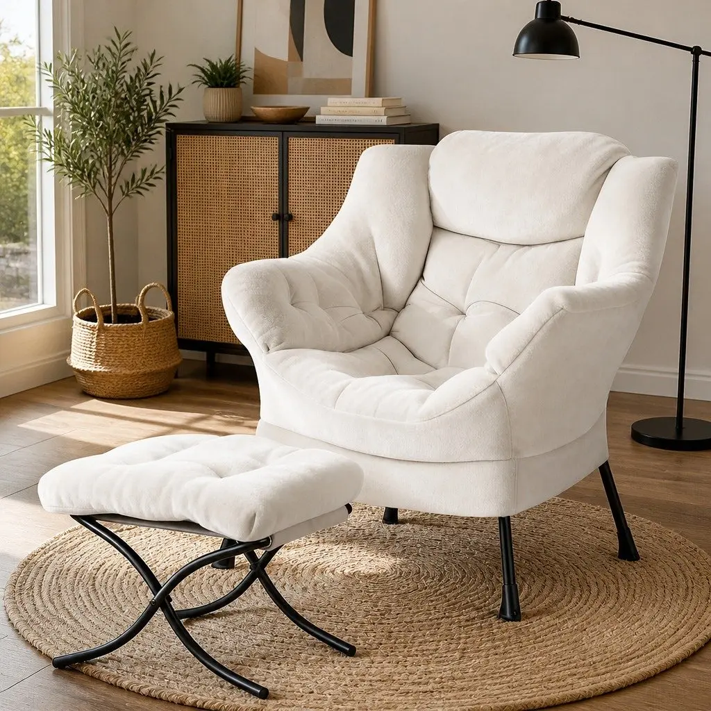 Armchair with Ottoman