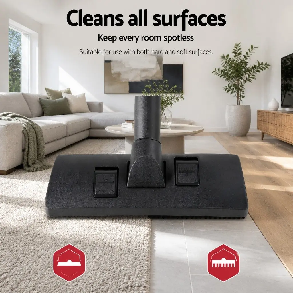 Stick Vacuum Cleaner Black HEPA Filter 2200W Powerful Suction Bagless