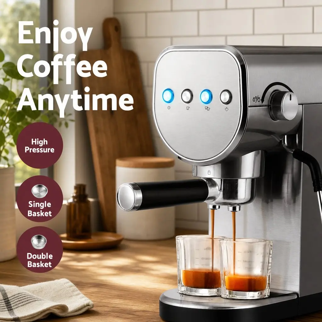 Cordless Wet Dry Vacuum Mop Espresso Coffee Machine Combo Bundle