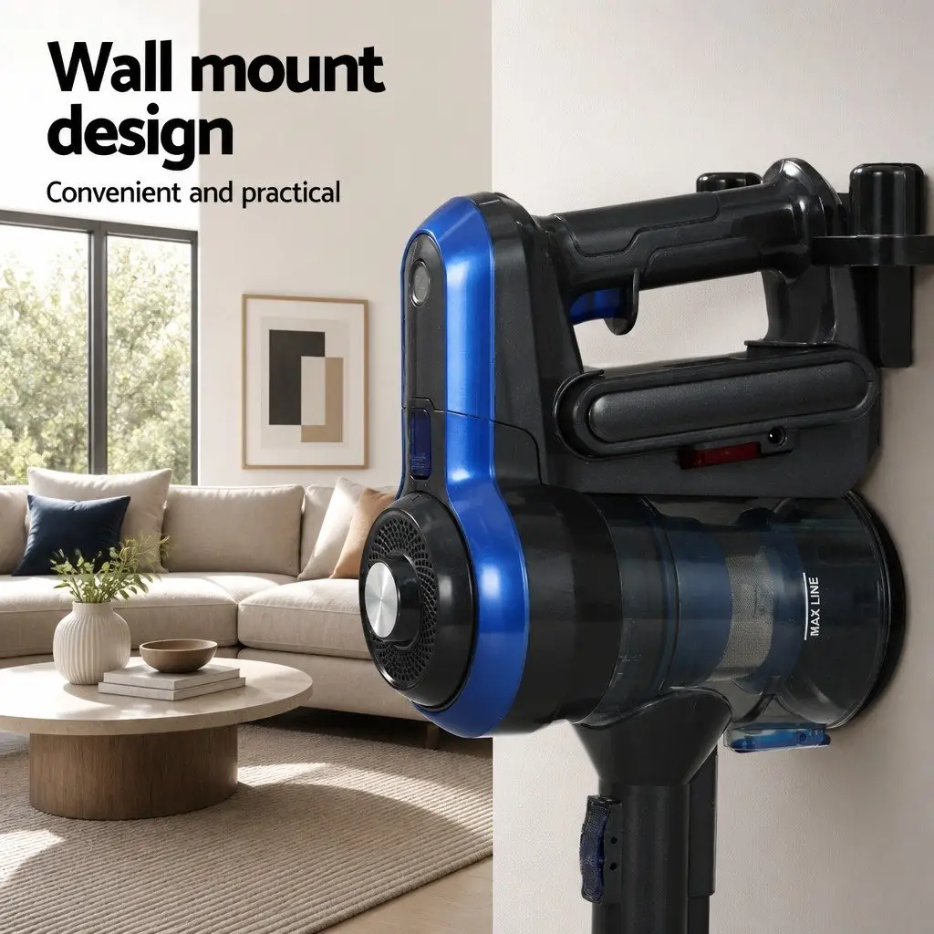 Stick Vacuum Cleaner Cordless Handheld 250W Blue
