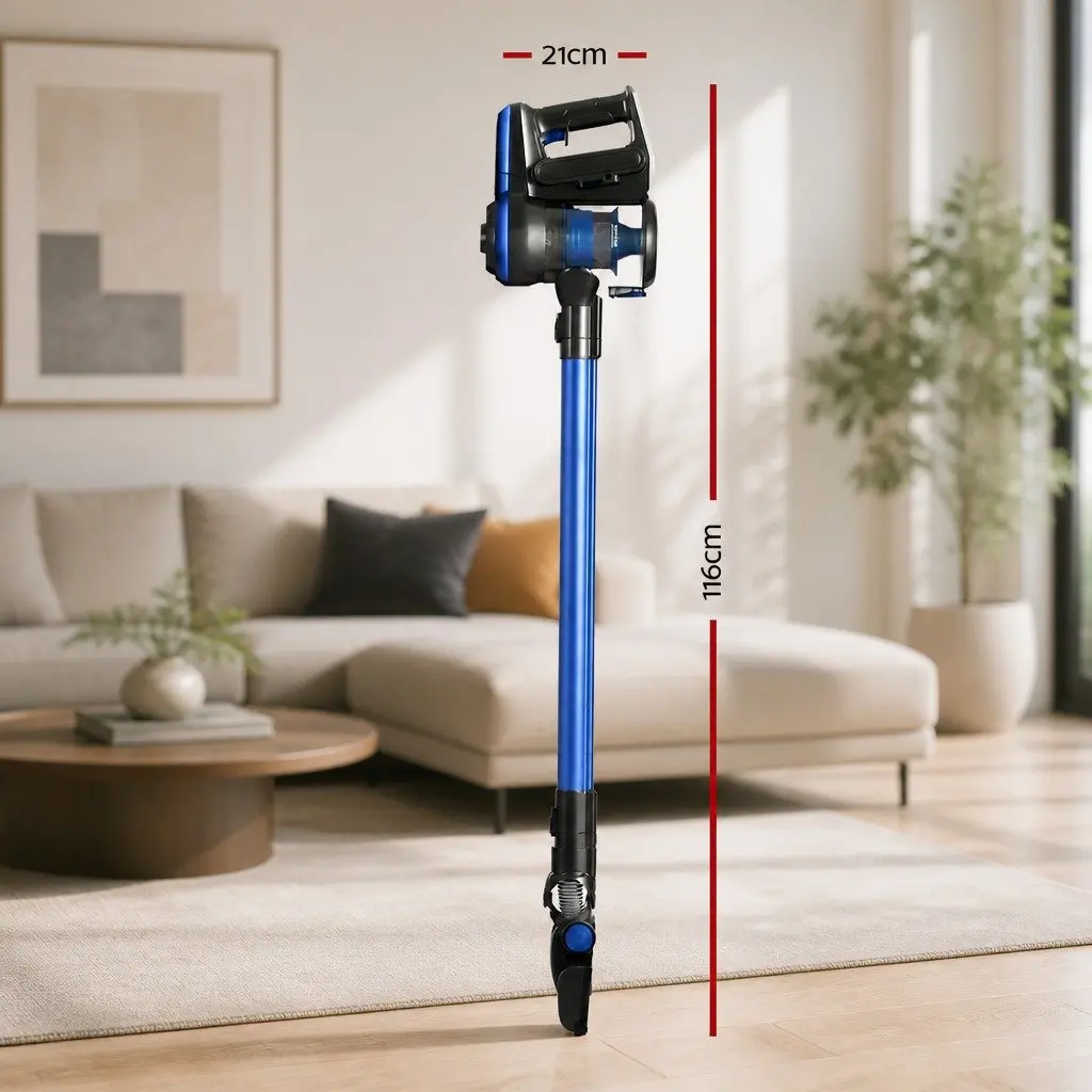 Stick Vacuum Cleaner Cordless Handheld 250W Blue