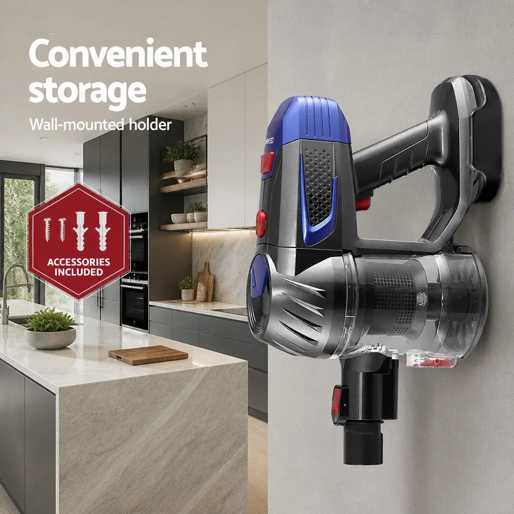 Cordless Stick Vacuum Cleaner Handheld Lightweight 150W Suction Gold
