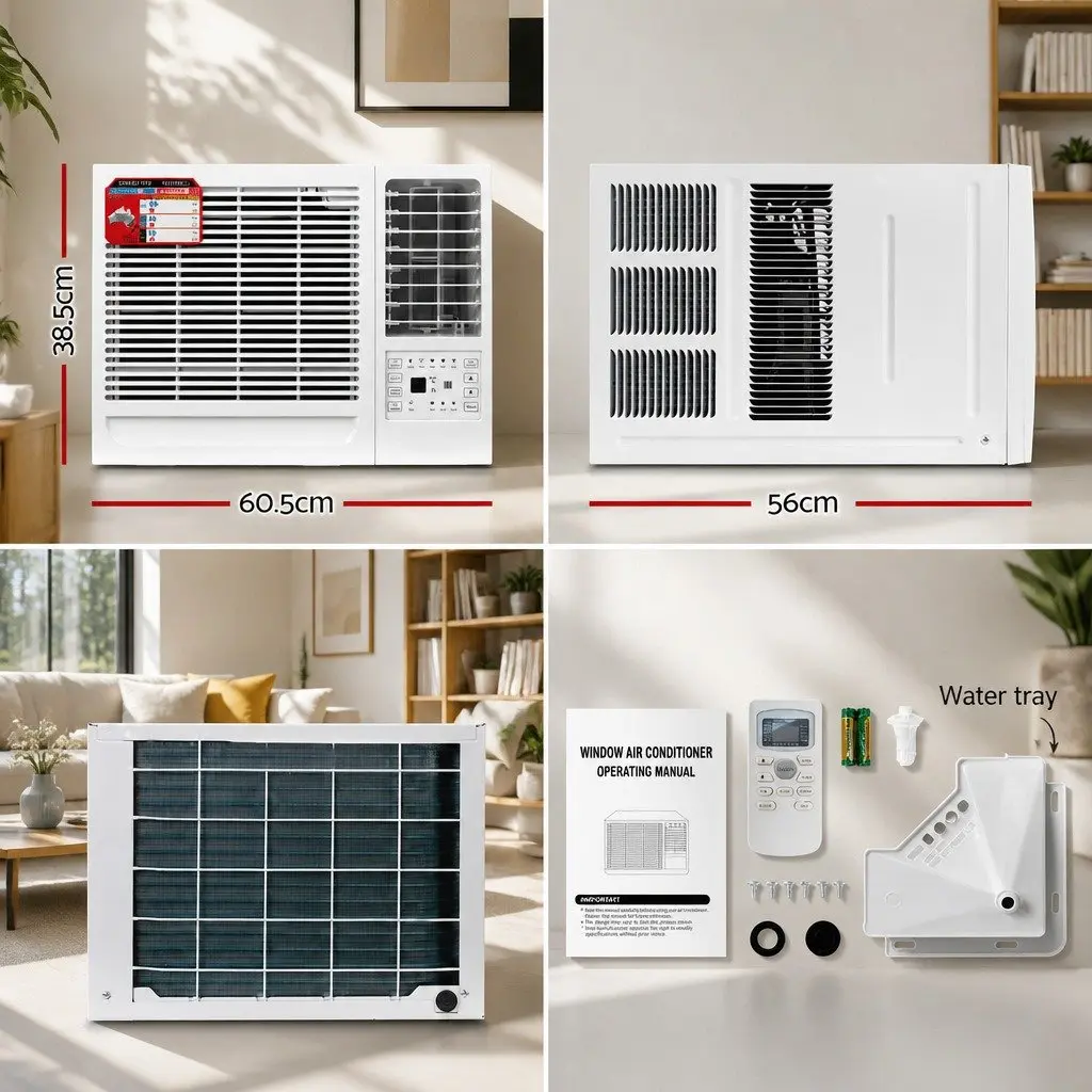 Window Air Conditioner Portable Cooling Unit 2.7kW White