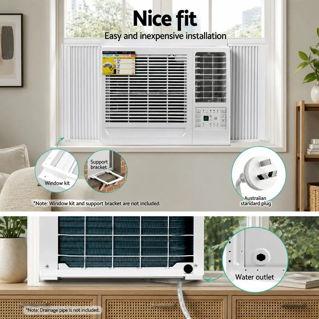 Window Air Conditioner Portable Cooling Unit 2.7kW White