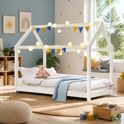 Comfortable and Reliable Wooden Kids House Bed Frame