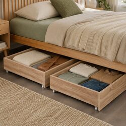 Quality Wooden Under Bed Storage Drawers with Ample Space