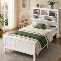Versatile Bed Frame with Storage for Kids and Adults