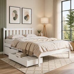Reliable King Single Bed Frame with Storage for Comfort