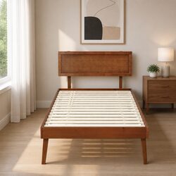 Warm and Practical Single Bed Frame for Your Home