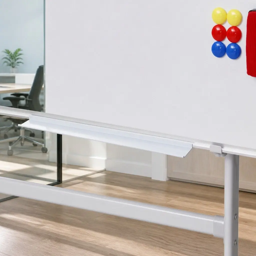 Double-Sided Magnetic Whiteboard for Presentations 90x120cm Yellow