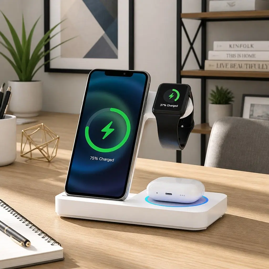 4-in-1 Wireless Charging Station for Devices
