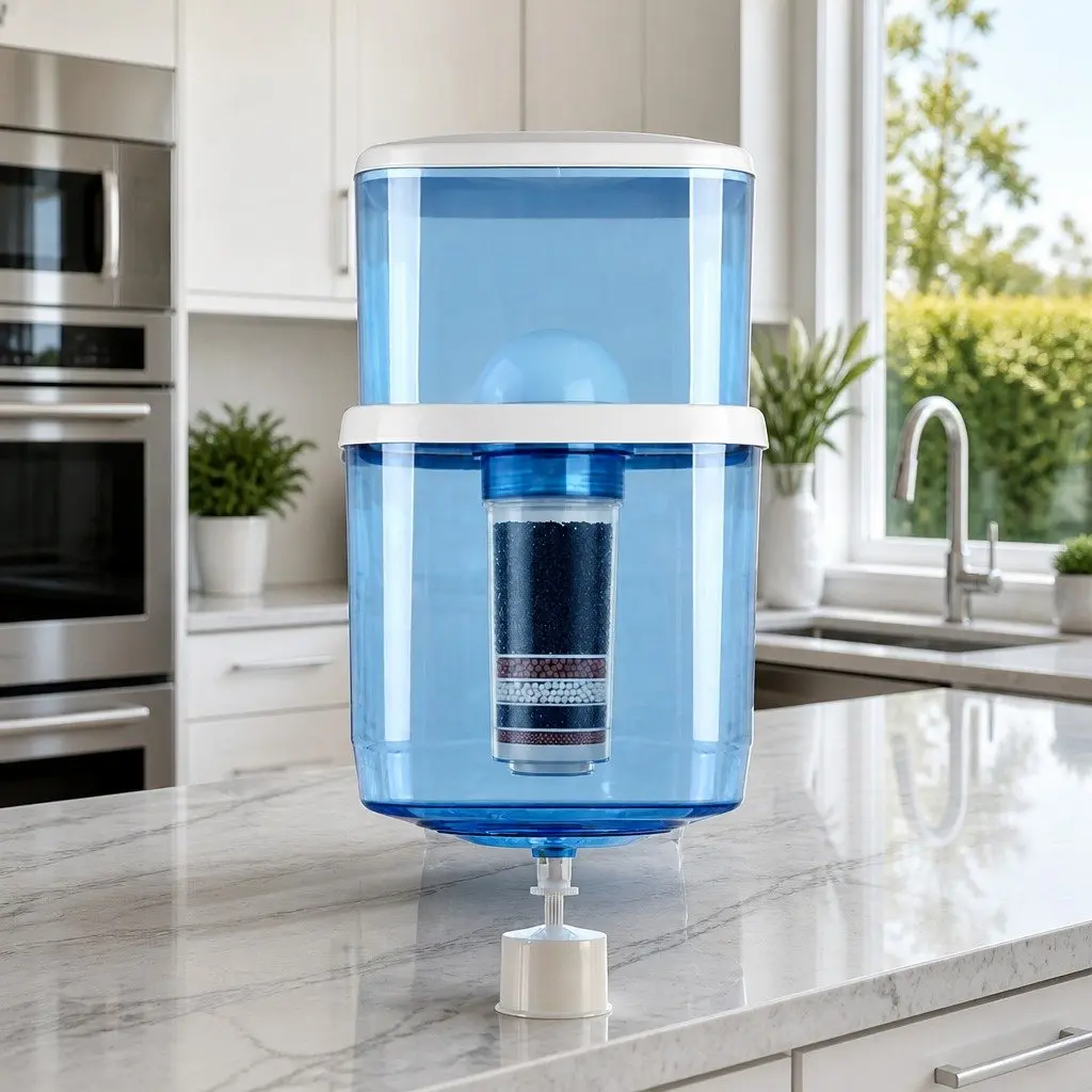 Water Dispenser Filter Bottle 22L Refillable Container Blue