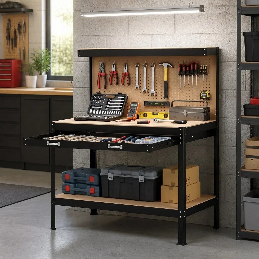 120cm Workbench with Storage Solutions
