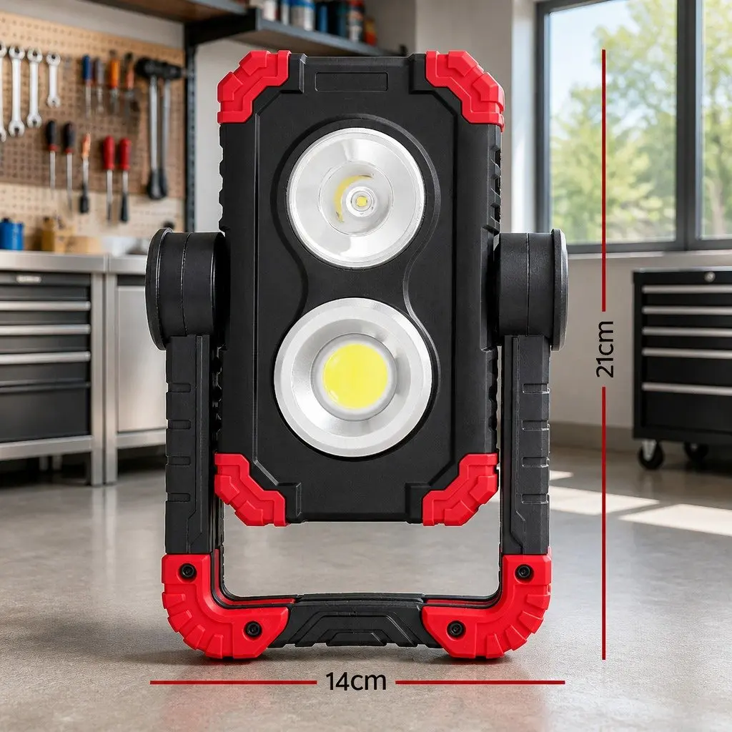 Rechargeable Work Light with Emergency Power Bank