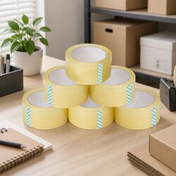 Reliable Packing Tape - 6 Rolls for Practical Value