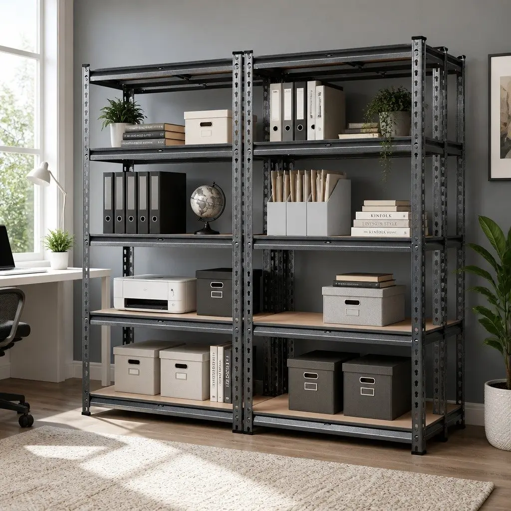 Storage Shelf Rack Adjustable 4x1.5M Matte Charcoal
