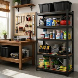 Reliable 5-Tier Shelving Solution with 1250kg Capacity