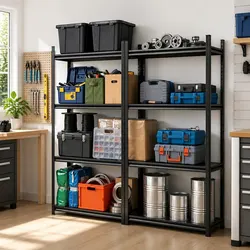 Durable Steel Shelving Unit - 4 Tiers for Practical Use