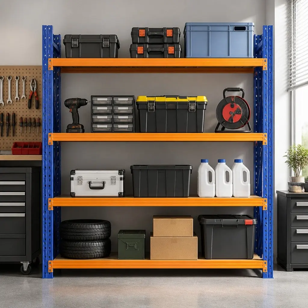 Garage Shelving Unit Heavy Duty Storage Rack 2M x 2M Blue