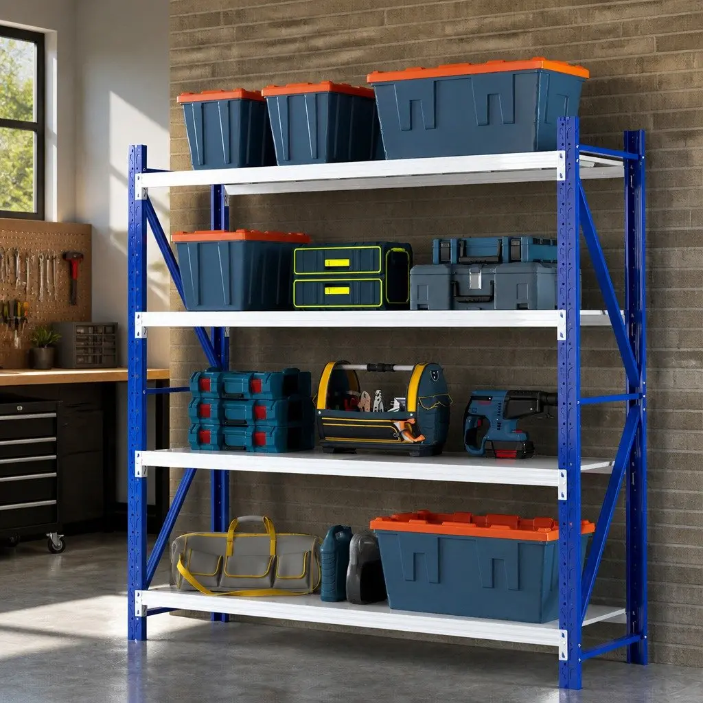 4-Tier Rack for Heavy-Duty Storage