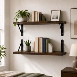 Floating Shelves 2Pcs: Quality Storage You Can Trust
