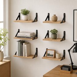 Practical Floating Shelves Set of 6 for Your Home