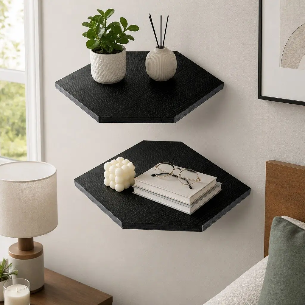 Wall Mounted Corner Shelves for Home Use